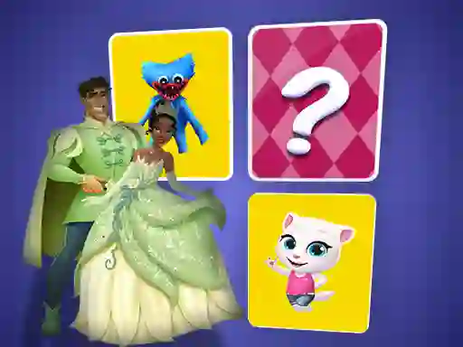 Peli The Princess and the Frog Memory Card Match verkossa