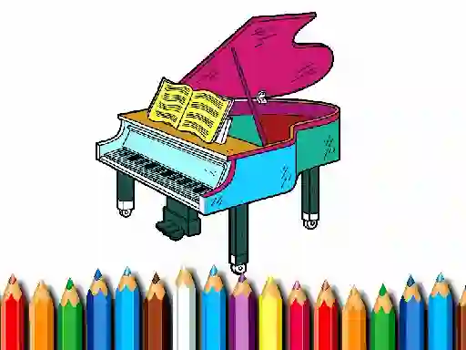 Peli Back To School: Piano Coloring Book verkossa