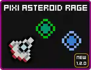 Peli Pixi Asteroid Rage verkossa