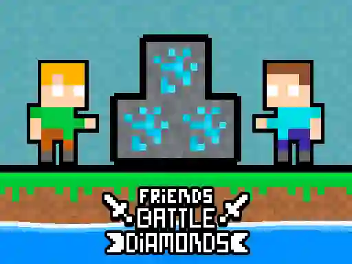 Peli Friends Battle Diamonds verkossa