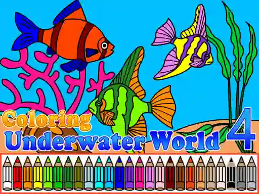 Peli Coloring Underwater World 4 verkossa