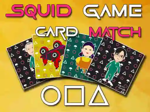 Peli Squid Game Memory Card Match verkossa