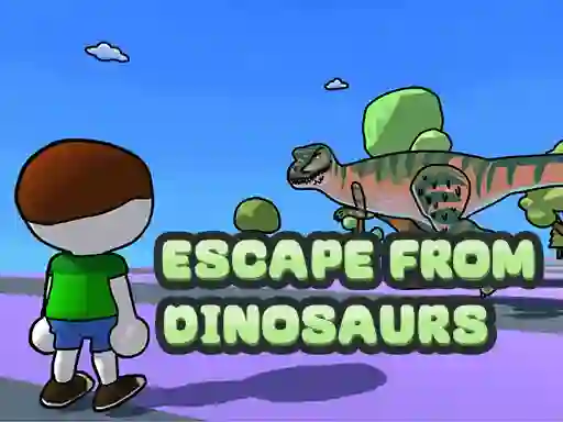 Peli Escape From Dinosaurs verkossa