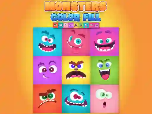 Peli Monsters Color Fill verkossa