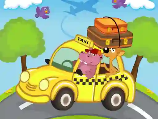 Peli Animal Cars Match 3 verkossa