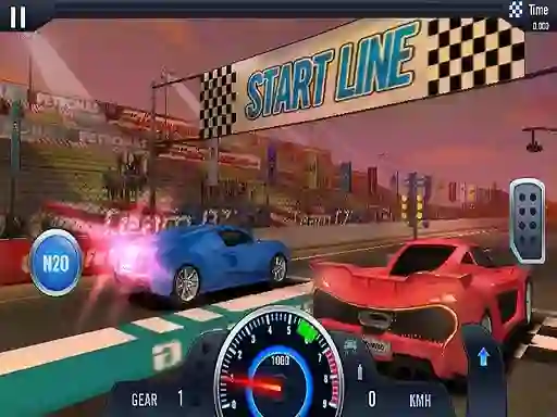 Peli Fast Line Furious Car Racing verkossa
