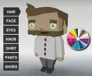 Peli Coloring Bloxy Boy verkossa
