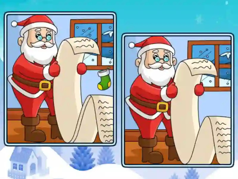 Peli Christmas Spot the Difference verkossa
