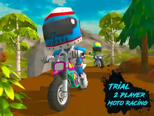 Peli Trial 2 Player Moto Racing verkossa