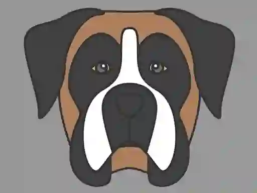 Peli Doggy Face Coloring verkossa
