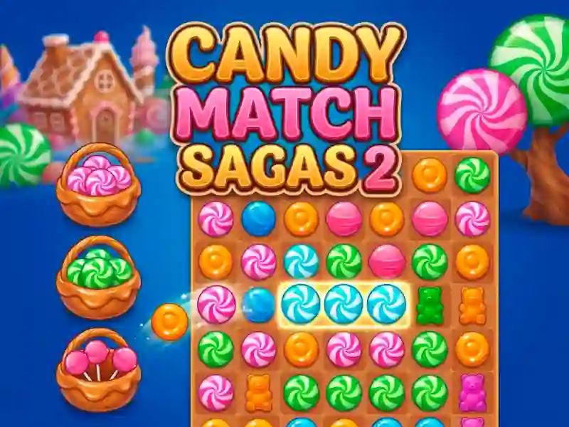 Peli Candy Match Saga 2 verkossa