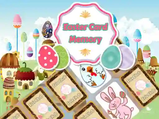 Peli Easter Card Memory verkossa