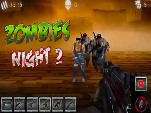 Peli Zombies Night 2 verkossa