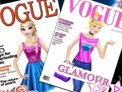 Peli Princesses On Vogue Cover verkossa
