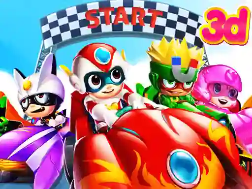 Peli Cartoon Racing 3D verkossa