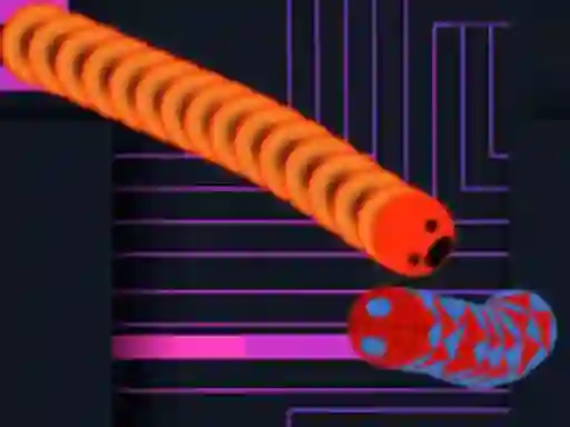 Peli Neonsnake.io verkossa