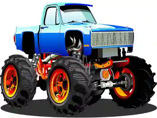 Peli Monster Truck Puzzle verkossa