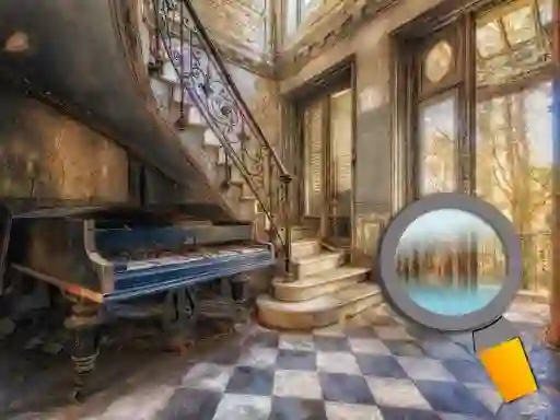Peli Abandoned Room Hidden Numbers verkossa