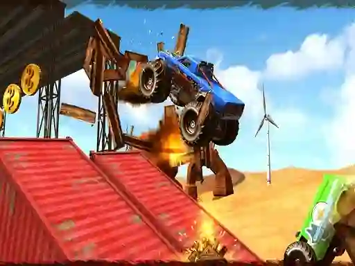 Peli Monster Truck Impossible Track Plane Simulator verkossa