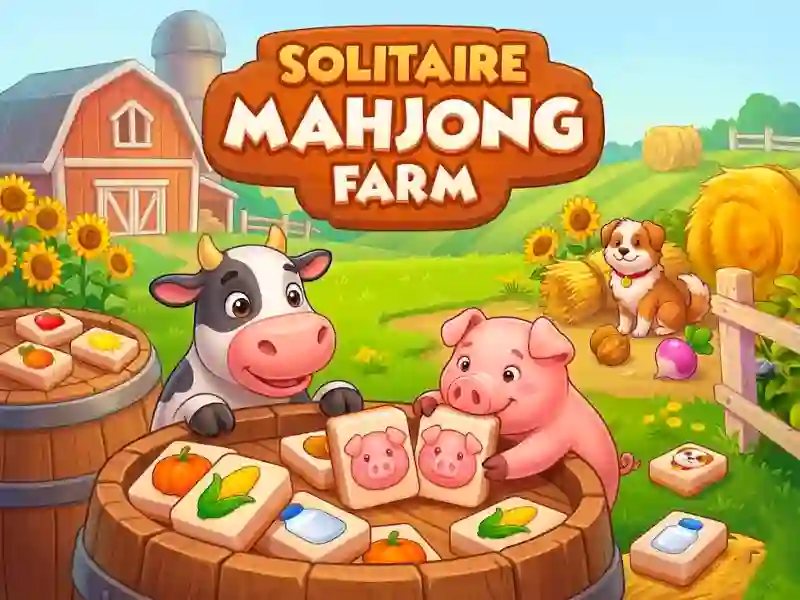 Peli Solitaire Mahjong Farm verkossa