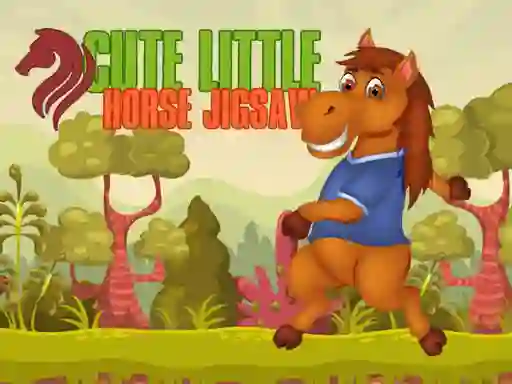 Peli Cute Little Horse Jigsaw verkossa