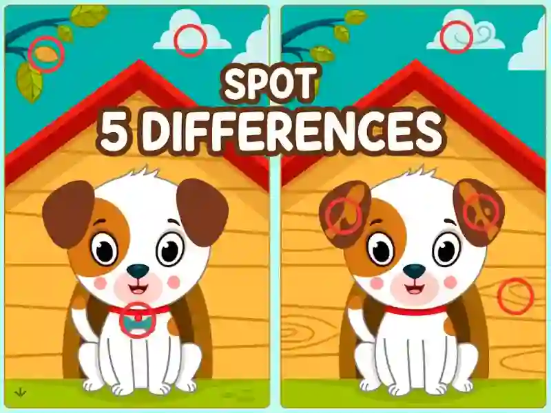 Peli Spot 5 Differences verkossa