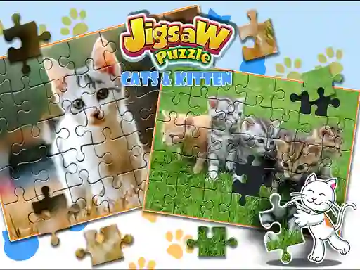 Peli Jigsaw Puzzle Cats & Kitten verkossa