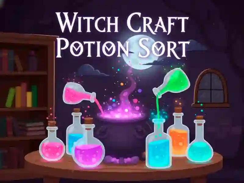 Peli Witch Craft Potion Sort verkossa
