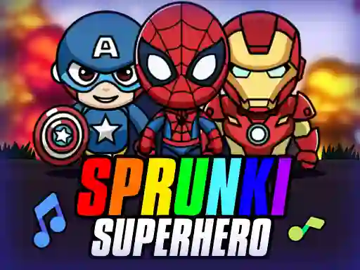 Peli Sprunki SuperHero verkossa