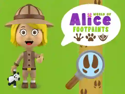 Peli World of Alice Footprints verkossa