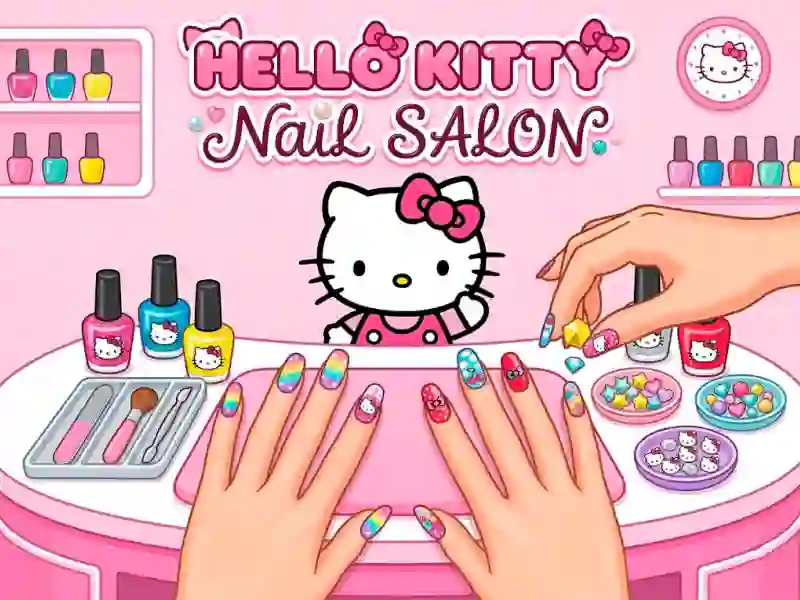 Peli Hello Kitty Nail Salon verkossa