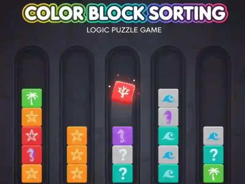 Peli Color Block Sorting verkossa