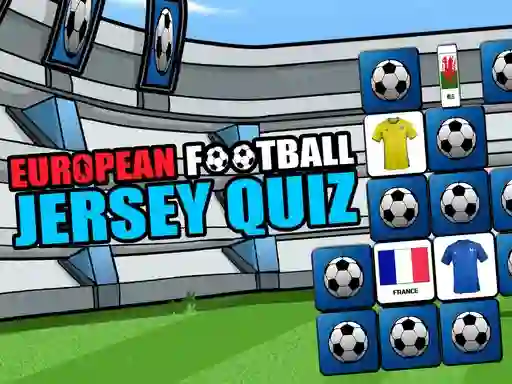 Peli European Football Jersey Quiz verkossa