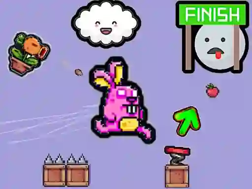 Peli Cute Rabbit's Challenging Adventure verkossa