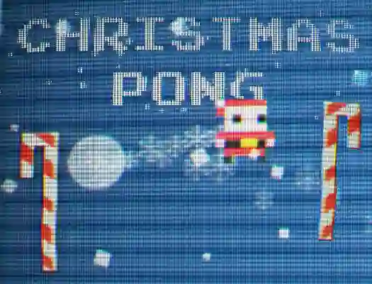 Peli Christmas Pong verkossa