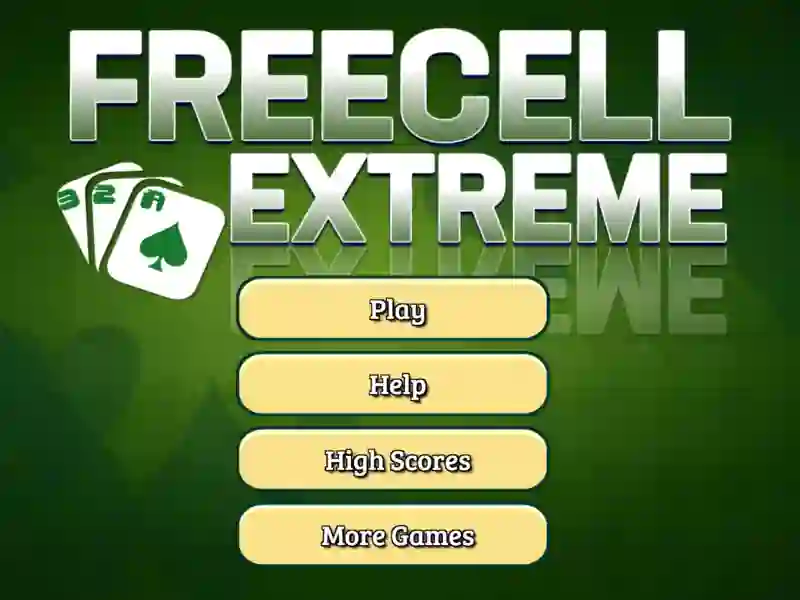Peli Freecell Extreme verkossa