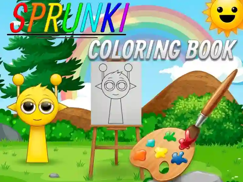 Peli Sprunki Coloring Book verkossa