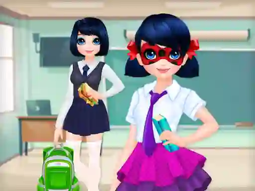Peli Dotted Girl Back to School verkossa