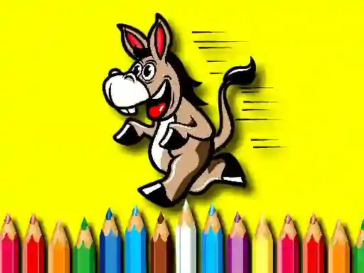 Peli Back To School Coloring Book Donkey verkossa