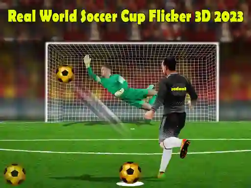Peli Real World Soccer Cup Flicker 3D 2023 verkossa