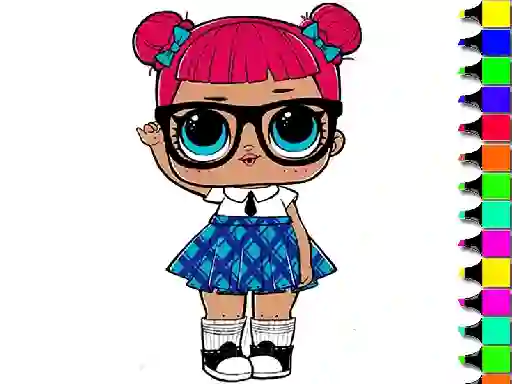 Peli Easy Kids Coloring Lol verkossa