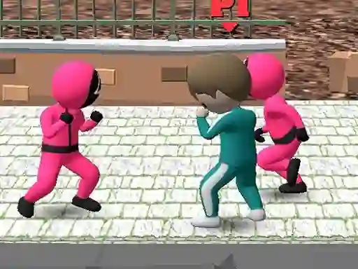 Peli Squid Game Multiplayer Fighting verkossa