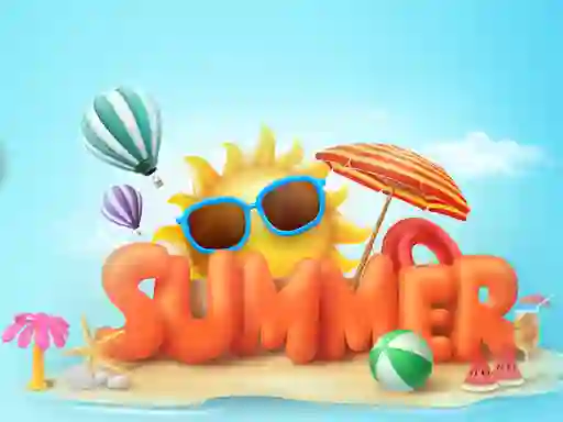 Peli Happy summer jigsaw puzzle verkossa