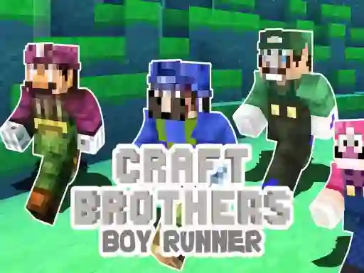 Peli Craft Bros Boy Runner verkossa