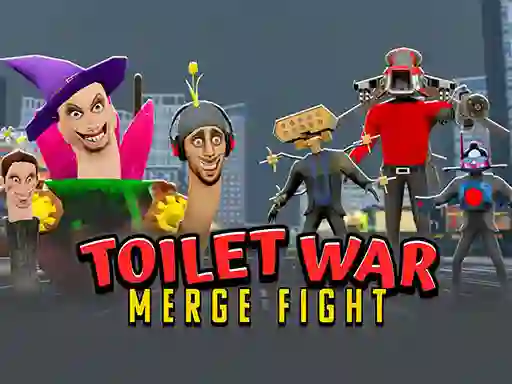 Peli Toilet War: Merge Skibidi verkossa