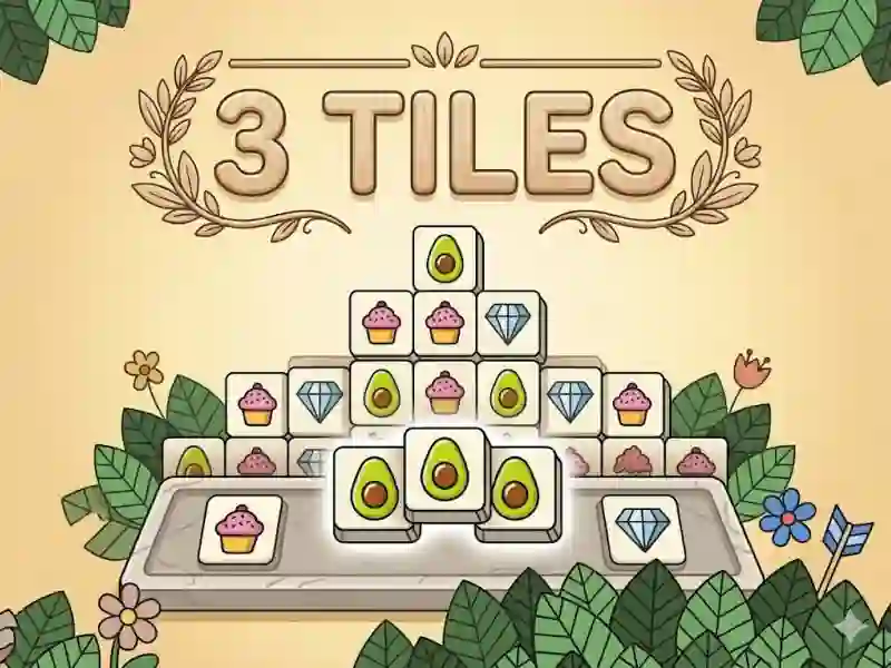 Peli 3 Tiles verkossa