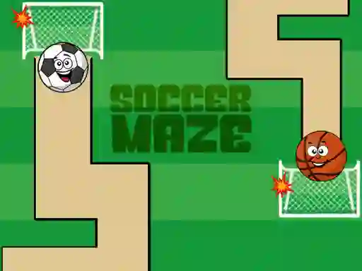 Peli Soccer Maze verkossa