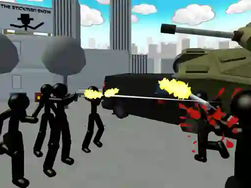 Peli Stickman City Shooting 3d verkossa