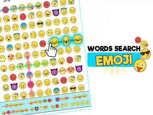 Peli Word Search Emoji Edition verkossa