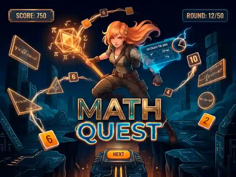 Peli MathQuest verkossa